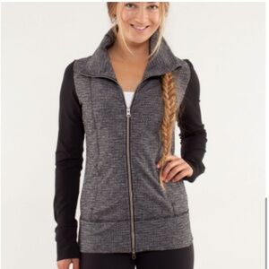 Lululemon Daily Yoga Jacket Coco Pique Black